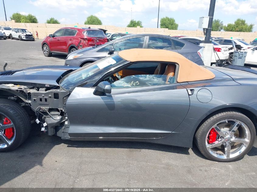 2014 Chevrolet Corvette Stingray VIN: 1G1YF3D75E5119613 Lot: 43272443