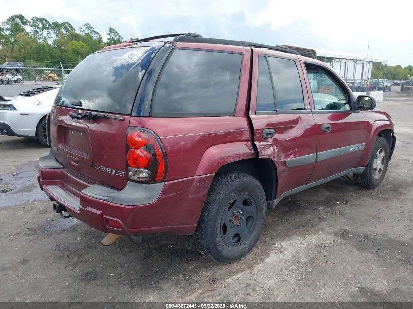 2004 Chevrolet Trailblazer Ls VIN: 1GNDS13S142256678 Lot: 43272445