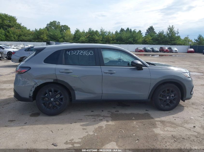 2025 Honda Hr-V Awd Sport VIN: 3CZRZ2H51SM751742 Lot: 43272460