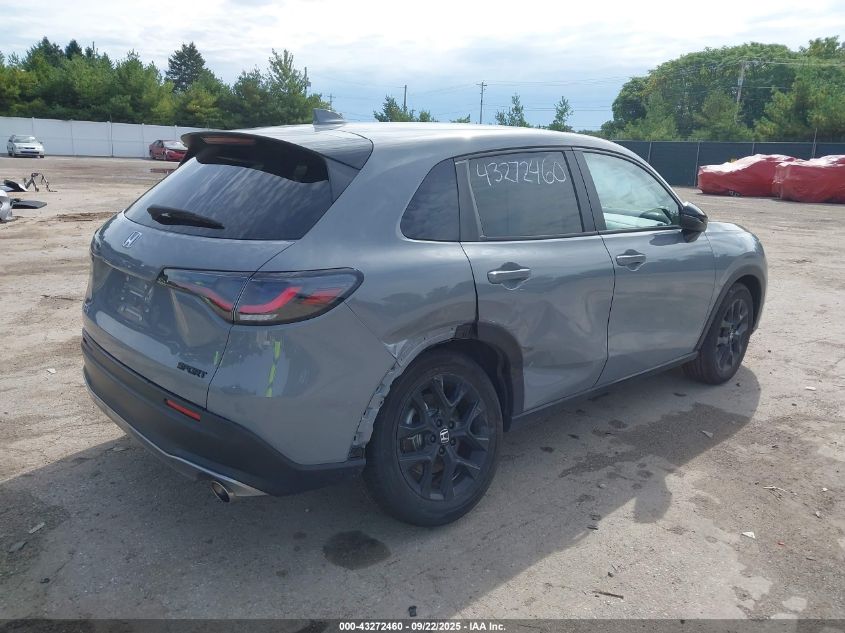 2025 Honda Hr-V Awd Sport VIN: 3CZRZ2H51SM751742 Lot: 43272460