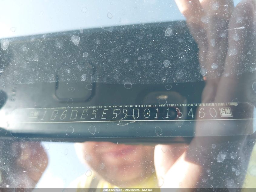 2013 Cadillac Cts Luxury VIN: 1G6DE5E59D0113460 Lot: 43272472