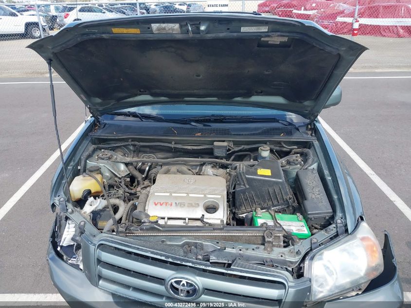 2004 Toyota Highlander V6 VIN: JTEEP21A840055396 Lot: 43272496