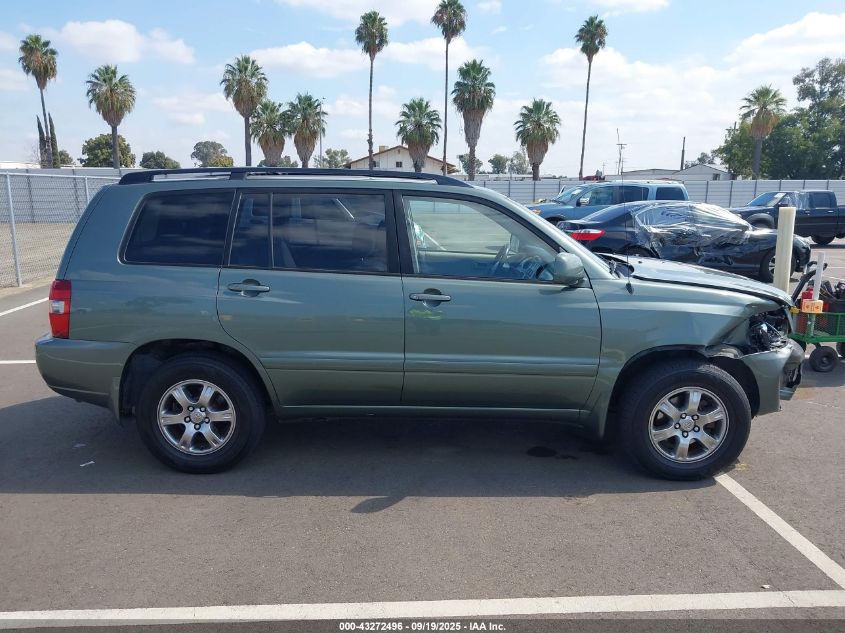 2004 Toyota Highlander V6 VIN: JTEEP21A840055396 Lot: 43272496