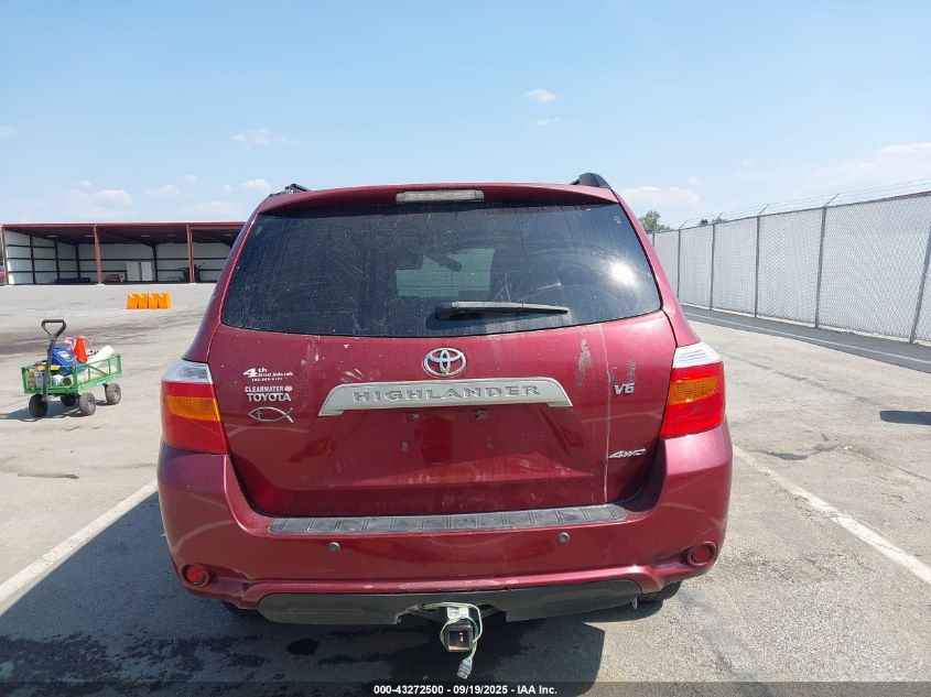 2008 Toyota Highlander VIN: JTEES41A082059107 Lot: 43272500