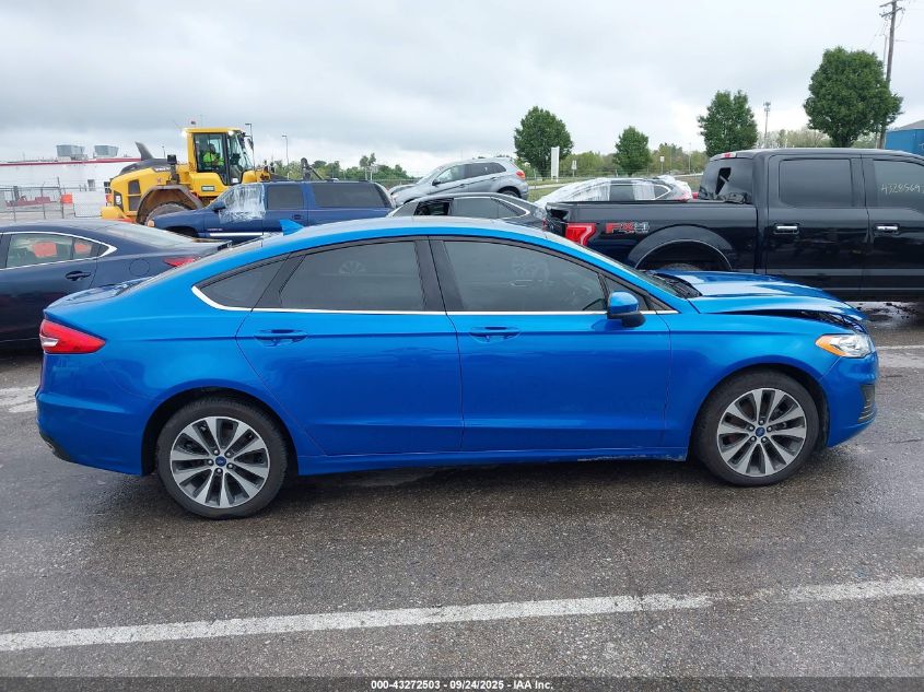 2020 Ford Fusion Se VIN: 3FA6P0T92LR202624 Lot: 43272503