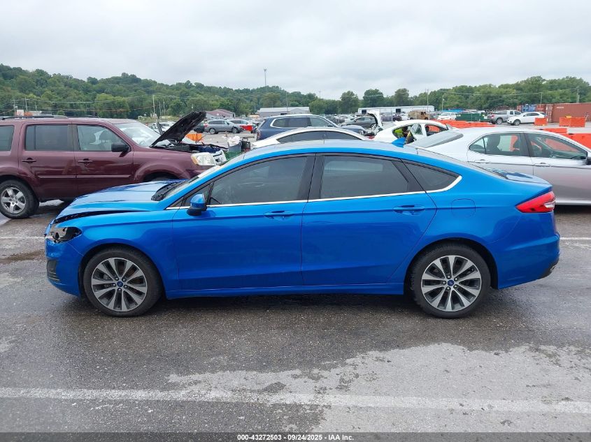 2020 Ford Fusion Se VIN: 3FA6P0T92LR202624 Lot: 43272503