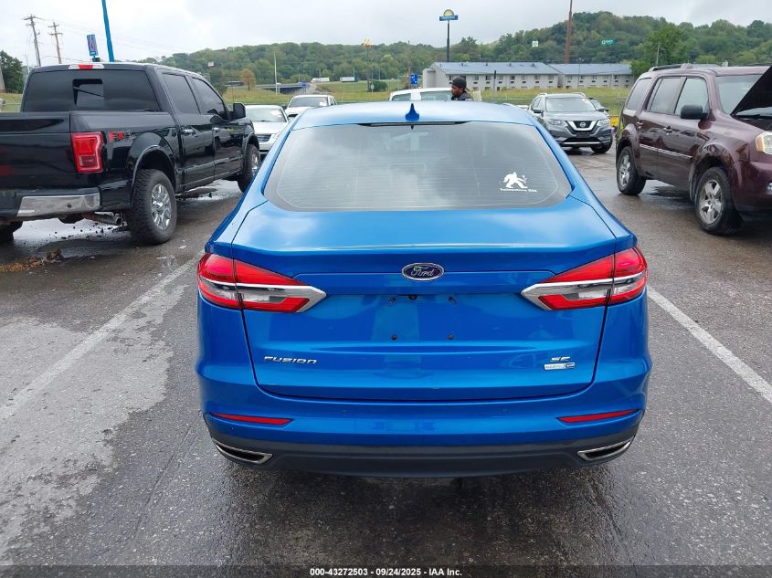 2020 Ford Fusion Se VIN: 3FA6P0T92LR202624 Lot: 43272503