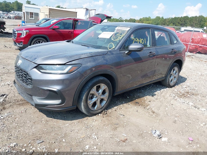 2024 Honda Hr-V 2Wd Lx grey other gasoline 3CZRZ1H3XRM702932 photo #3