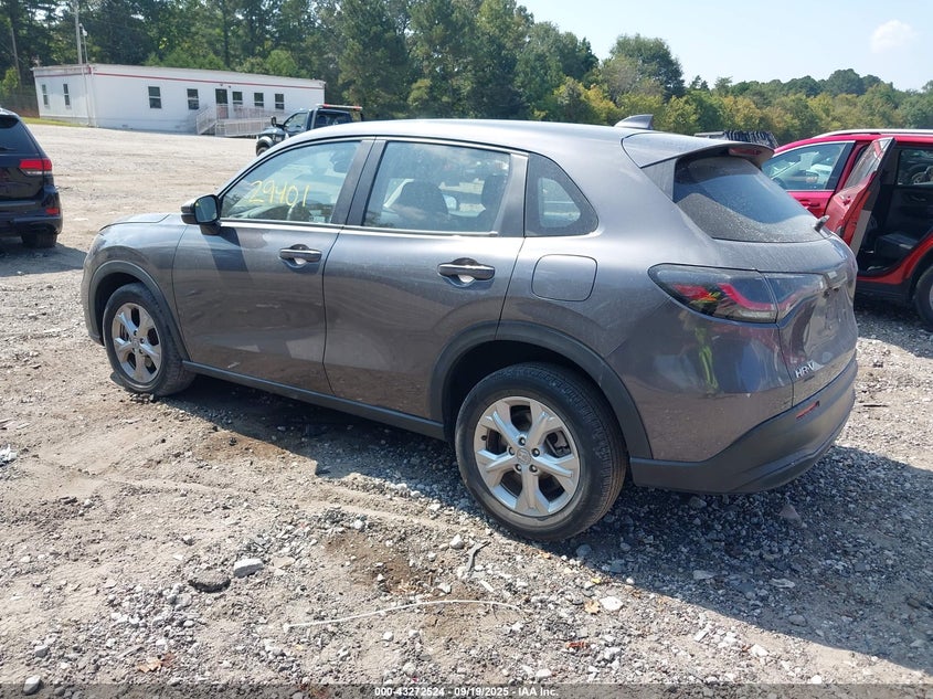 2024 Honda Hr-V 2Wd Lx grey other gasoline 3CZRZ1H3XRM702932 photo #4