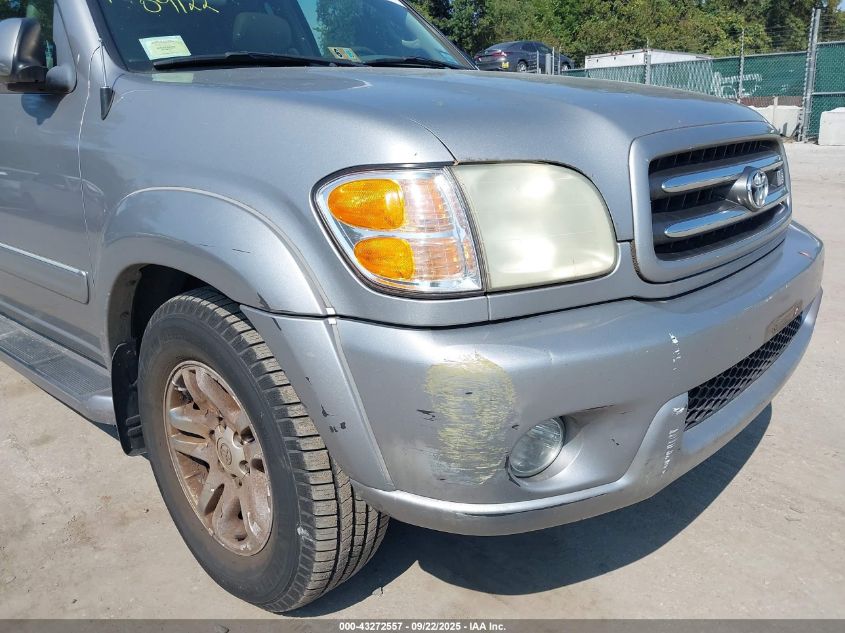 2004 Toyota Sequoia Limited V8 VIN: 5TDBT48A64S228284 Lot: 43272557