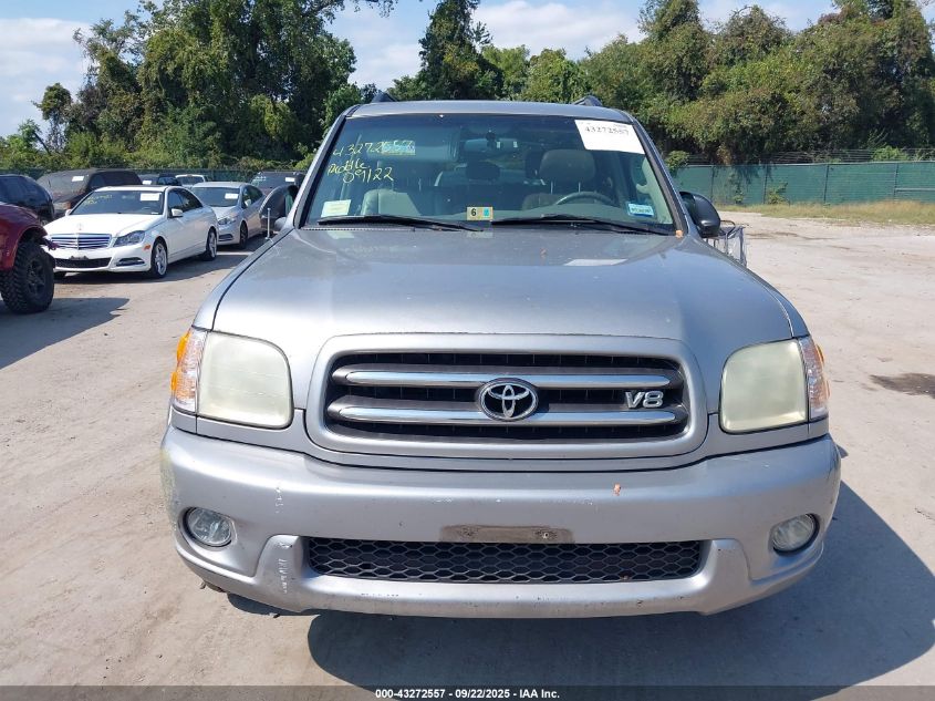 2004 Toyota Sequoia Limited V8 VIN: 5TDBT48A64S228284 Lot: 43272557