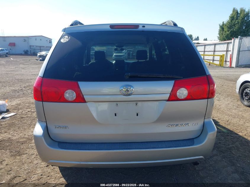 2008 Toyota Sienna Le VIN: 5TDZK23C98S194698 Lot: 43272566