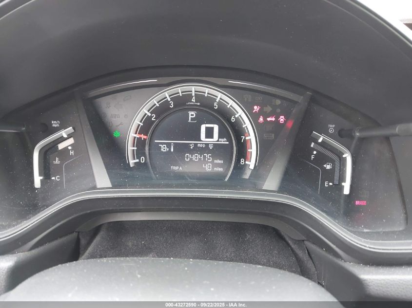 2017 Honda Cr-V Lx VIN: 2HKRW6H37HH202890 Lot: 43272590