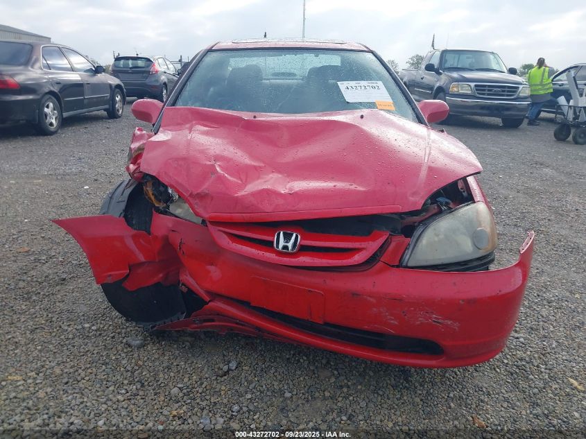 2003 Honda Civic Ex VIN: 1HGEM22943L086340 Lot: 43272702