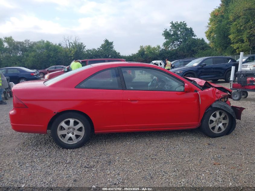 2003 Honda Civic Ex VIN: 1HGEM22943L086340 Lot: 43272702
