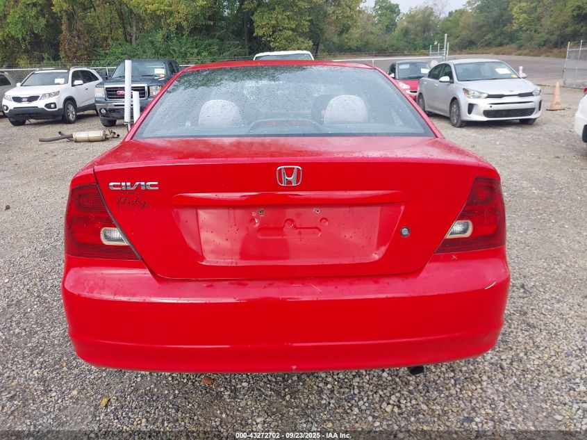 2003 Honda Civic Ex VIN: 1HGEM22943L086340 Lot: 43272702