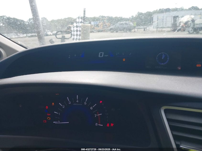 2013 Honda Civic Ex VIN: 2HGFB2F85DH536586 Lot: 43272729