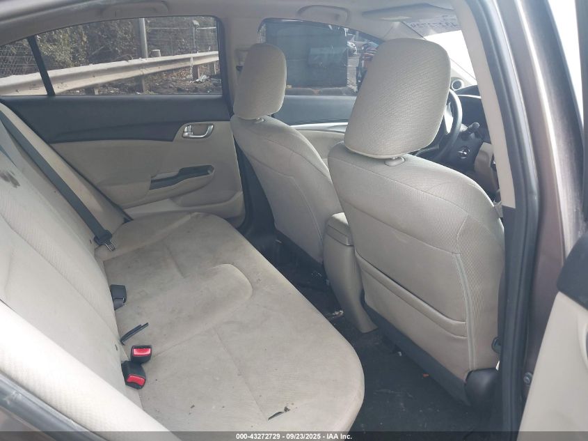 2013 Honda Civic Ex VIN: 2HGFB2F85DH536586 Lot: 43272729