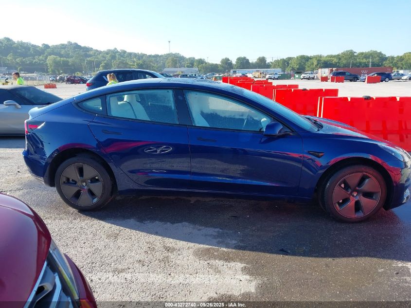 2023 Tesla Model 3 Rear-Wheel Drive VIN: 5YJ3E1EA9PF638118 Lot: 43272740
