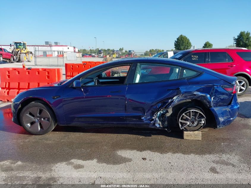 2023 Tesla Model 3 Rear-Wheel Drive VIN: 5YJ3E1EA9PF638118 Lot: 43272740