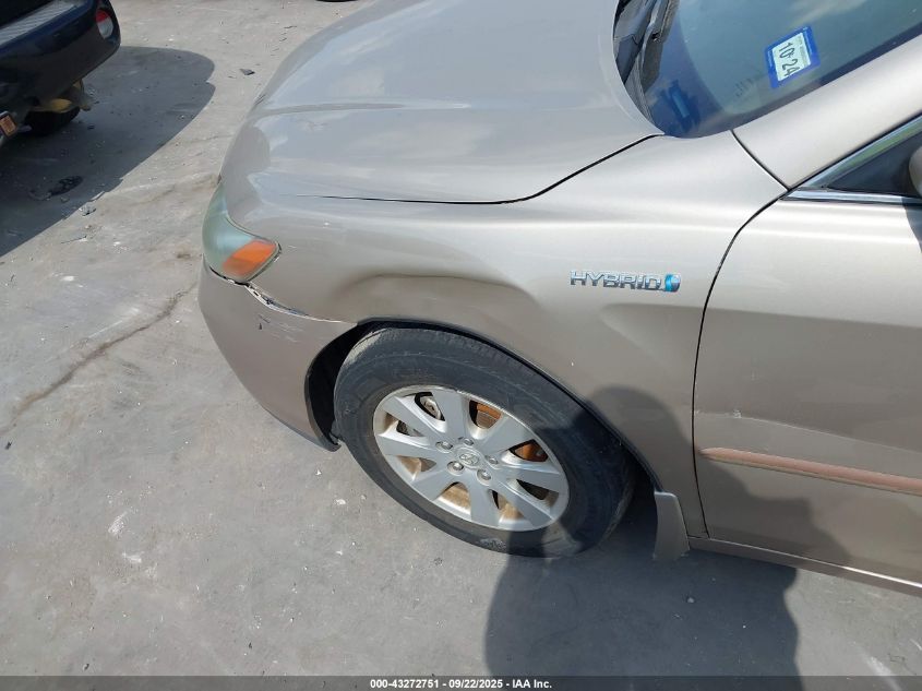 2009 Toyota Camry Hybrid VIN: 4T1BB46K99U105494 Lot: 43272751