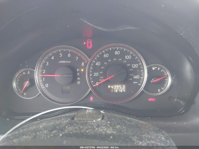 2009 Subaru Legacy 2.5I Limited VIN: 4S3BL626997231200 Lot: 43272768