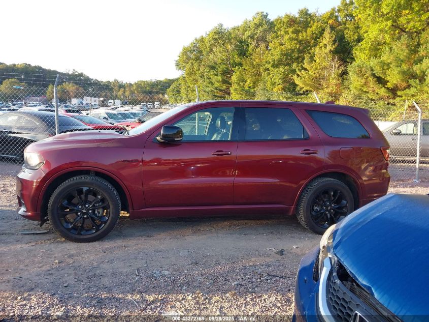 2020 Dodge Durango R/T Awd VIN: 1C4SDJCT7LC382930 Lot: 43272769