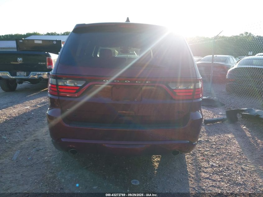 2020 Dodge Durango R/T Awd VIN: 1C4SDJCT7LC382930 Lot: 43272769