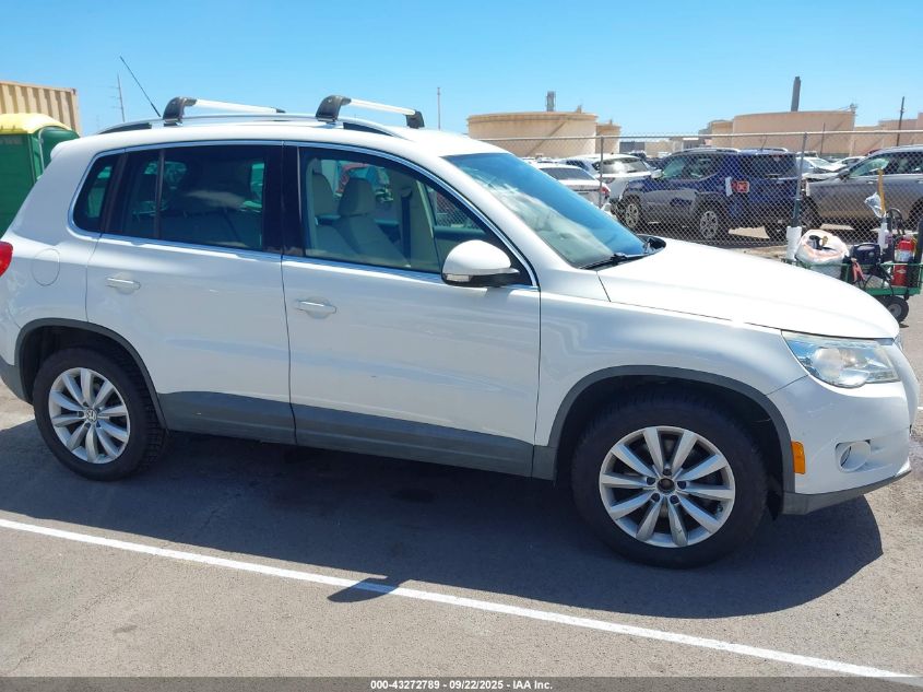 2011 Volkswagen Tiguan Se VIN: WVGAV7AX1BW511013 Lot: 43272789