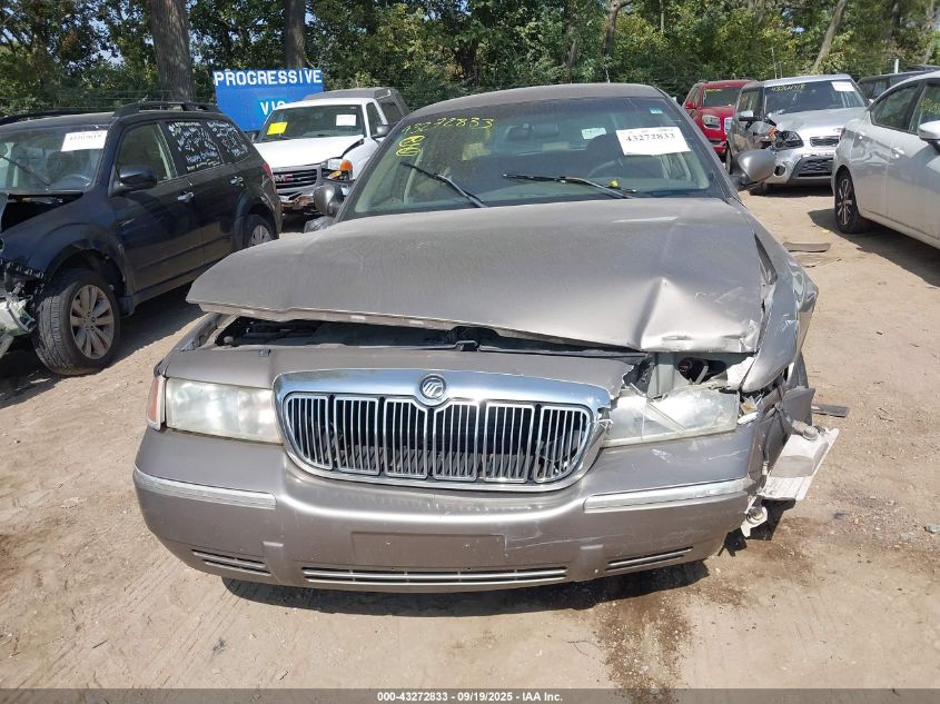 2001 Mercury Grand Marquis Gs VIN: 2MEFM74W71X616446 Lot: 43272833