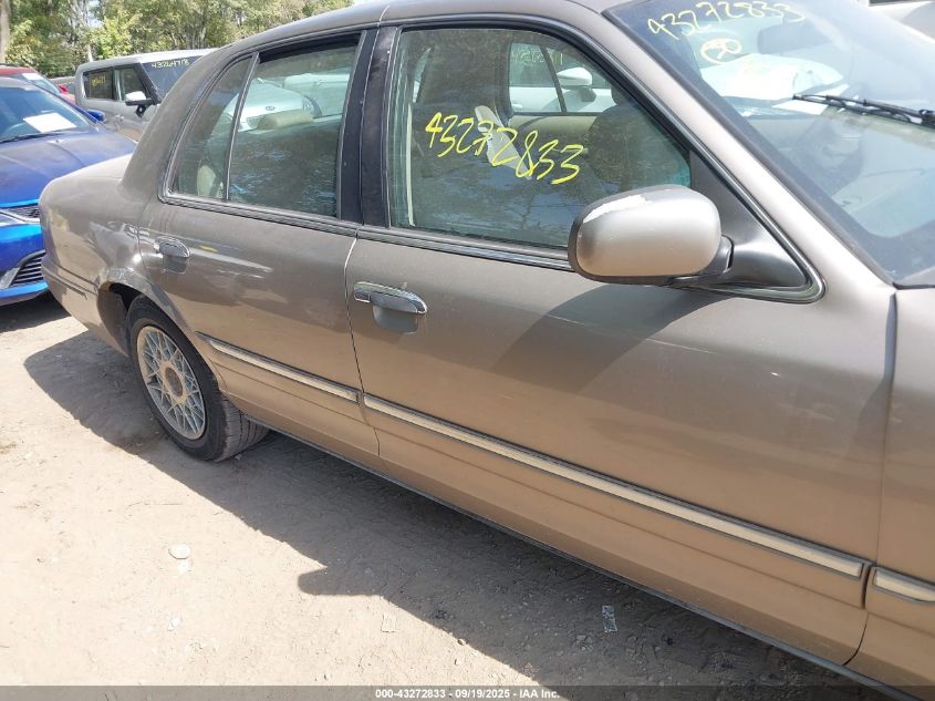 2001 Mercury Grand Marquis Gs VIN: 2MEFM74W71X616446 Lot: 43272833