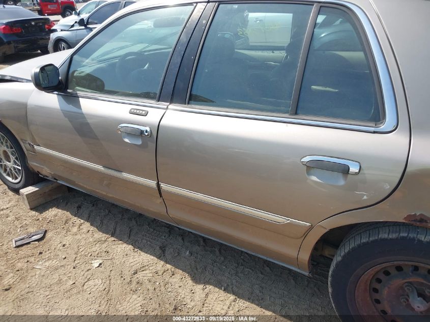 2001 Mercury Grand Marquis Gs VIN: 2MEFM74W71X616446 Lot: 43272833
