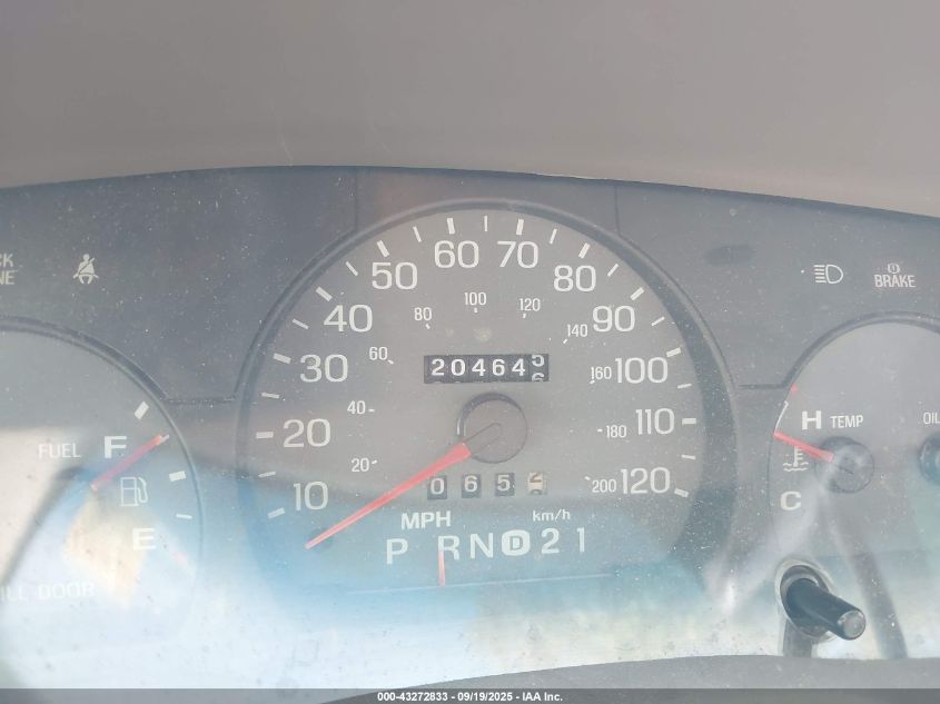 2001 Mercury Grand Marquis Gs VIN: 2MEFM74W71X616446 Lot: 43272833