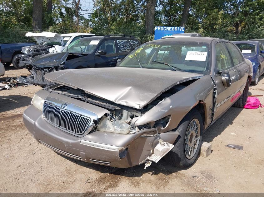 2001 Mercury Grand Marquis Gs VIN: 2MEFM74W71X616446 Lot: 43272833