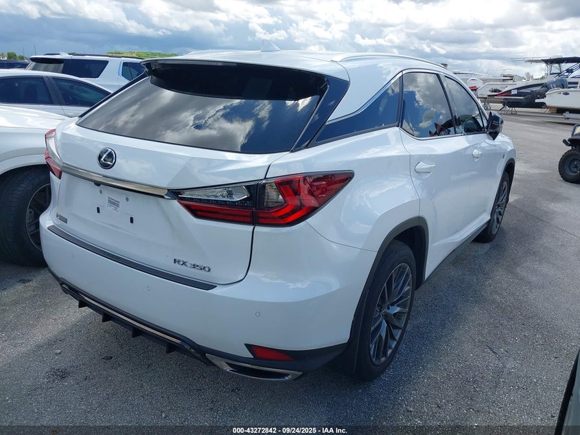 Vin: 2t2yzmda2nc358096, lot: 43767426, lexus rx 350 f sport handling 20224