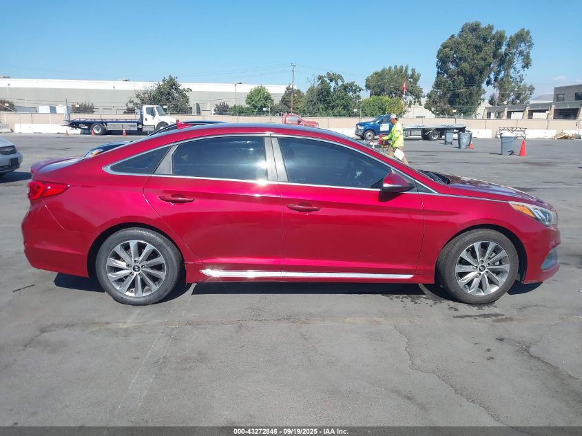 2016 Hyundai Sonata Sport VIN: 5NPE34AF0GH325011 Lot: 43272846