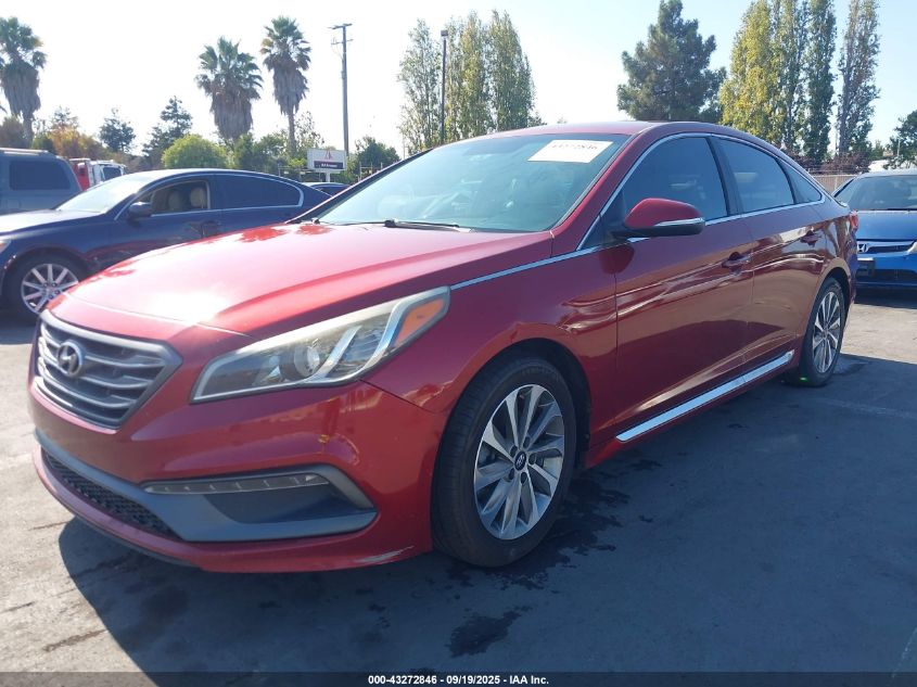 2016 Hyundai Sonata Sport VIN: 5NPE34AF0GH325011 Lot: 43272846