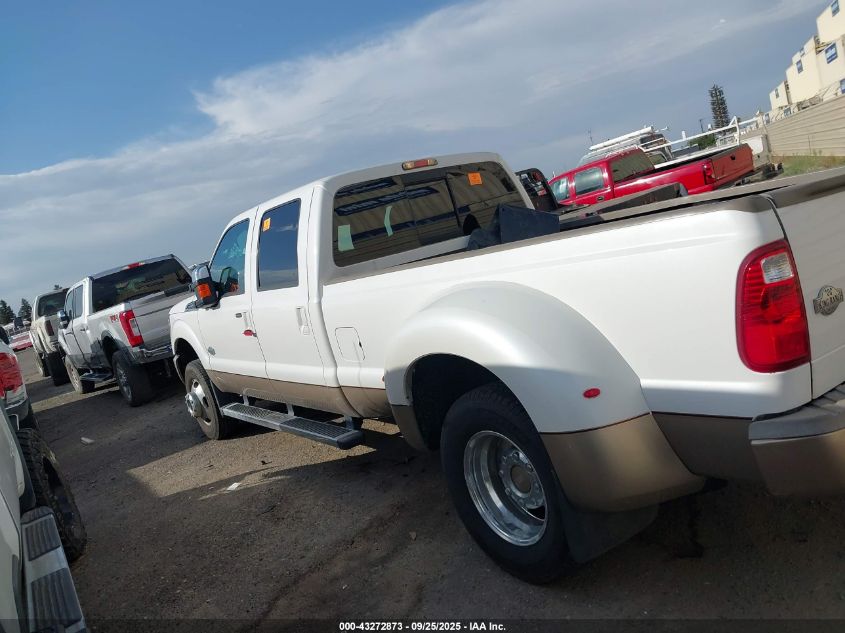 2012 Ford F-350 Lariat VIN: 1FT8W3DT5CEA39892 Lot: 43272873