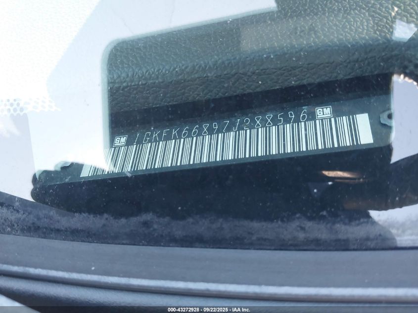 2007 GMC Yukon Xl 1500 Denali VIN: 1GKFK66897J288596 Lot: 43272928