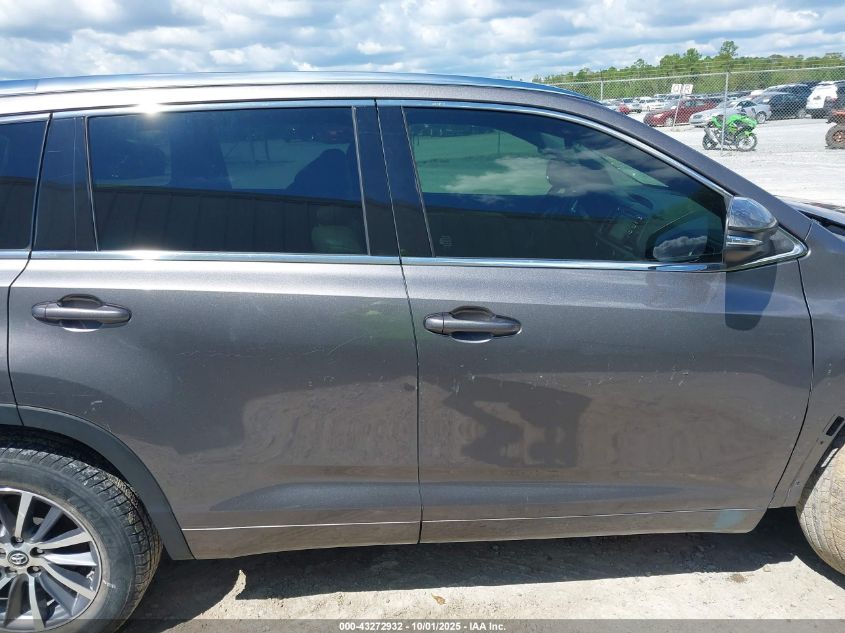 2017 Toyota Highlander Xle VIN: 5TDJZRFH9HS435958 Lot: 43272932