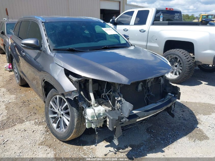 2017 Toyota Highlander Xle VIN: 5TDJZRFH9HS435958 Lot: 43272932