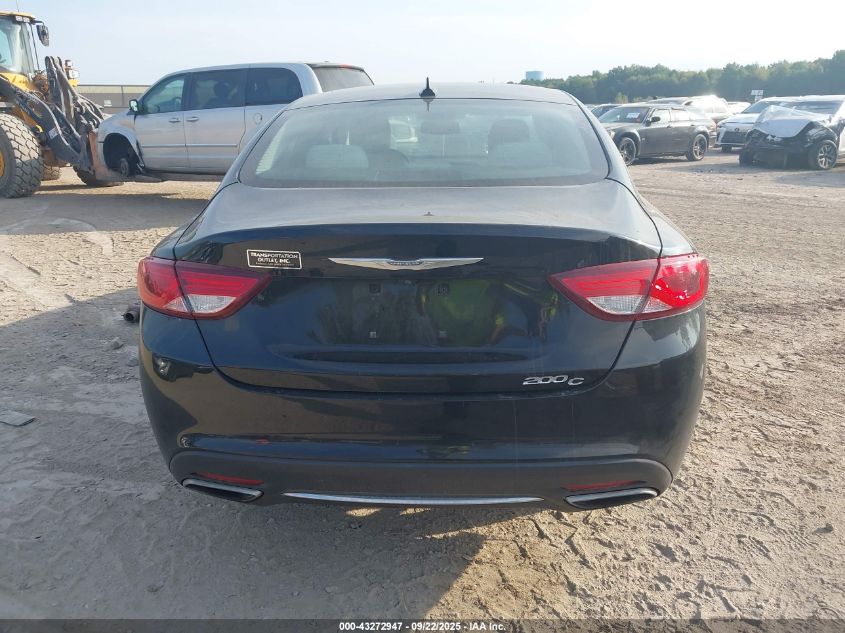 2015 Chrysler 200 C VIN: 1C3CCCCG9FN501841 Lot: 43272947