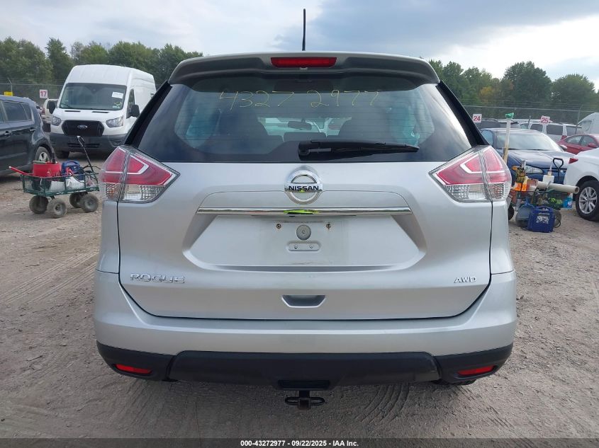 2016 Nissan Rogue S/Sl/Sv VIN: 5N1AT2MV4GC808689 Lot: 43272977