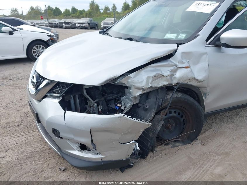 2016 Nissan Rogue S/Sl/Sv VIN: 5N1AT2MV4GC808689 Lot: 43272977