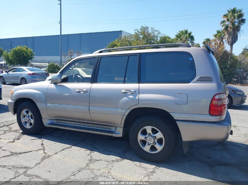 2001 Toyota Land Cruiser VIN: JTEHT05J712002566 Lot: 43273070