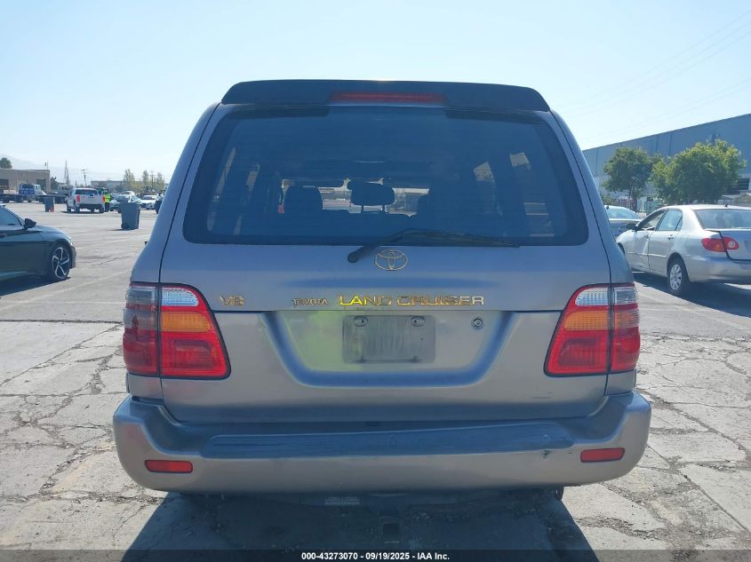 2001 Toyota Land Cruiser VIN: JTEHT05J712002566 Lot: 43273070