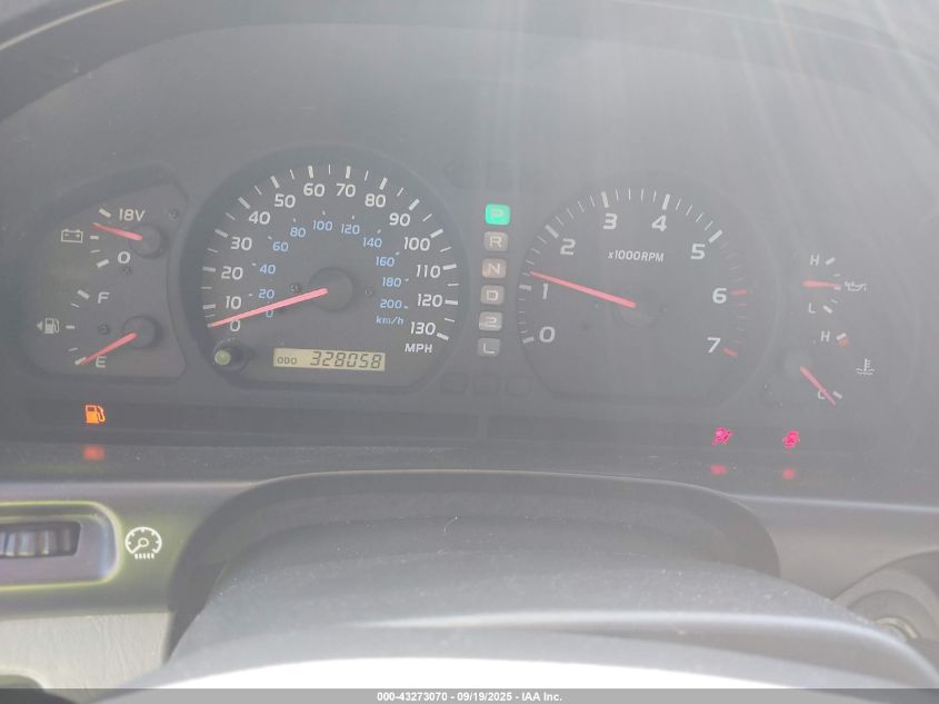 2001 Toyota Land Cruiser VIN: JTEHT05J712002566 Lot: 43273070