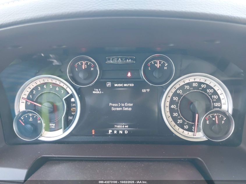 2016 Ram 1500 Laramie VIN: 1C6RR7NT4GS344722 Lot: 43273100