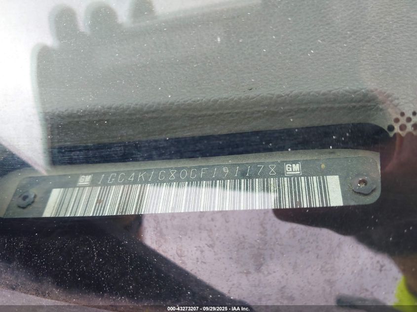 2012 Chevrolet Silverado 3500Hd Ltz VIN: 1GC4K1C80CF191178 Lot: 43273207