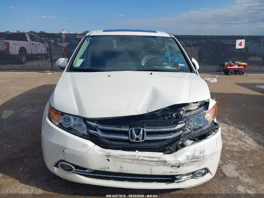 2015 Honda Odyssey Touring/Touring Elite VIN: 5FNRL5H94FB063336 Lot: 43273218